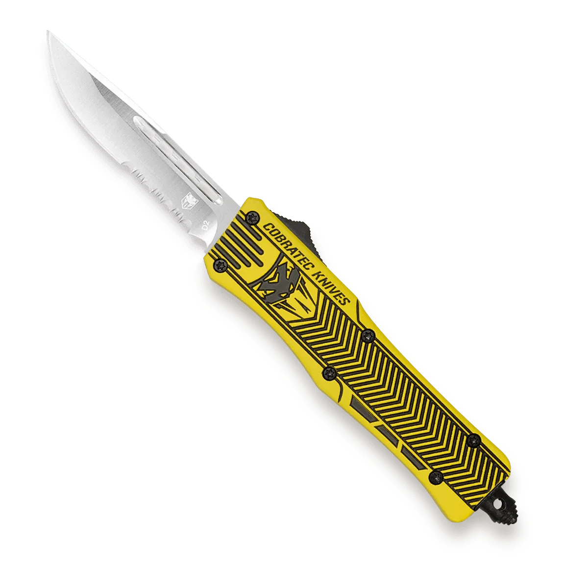 CobraTec Medium CTK-1 OTF Messer Gelb D2 Dual Action