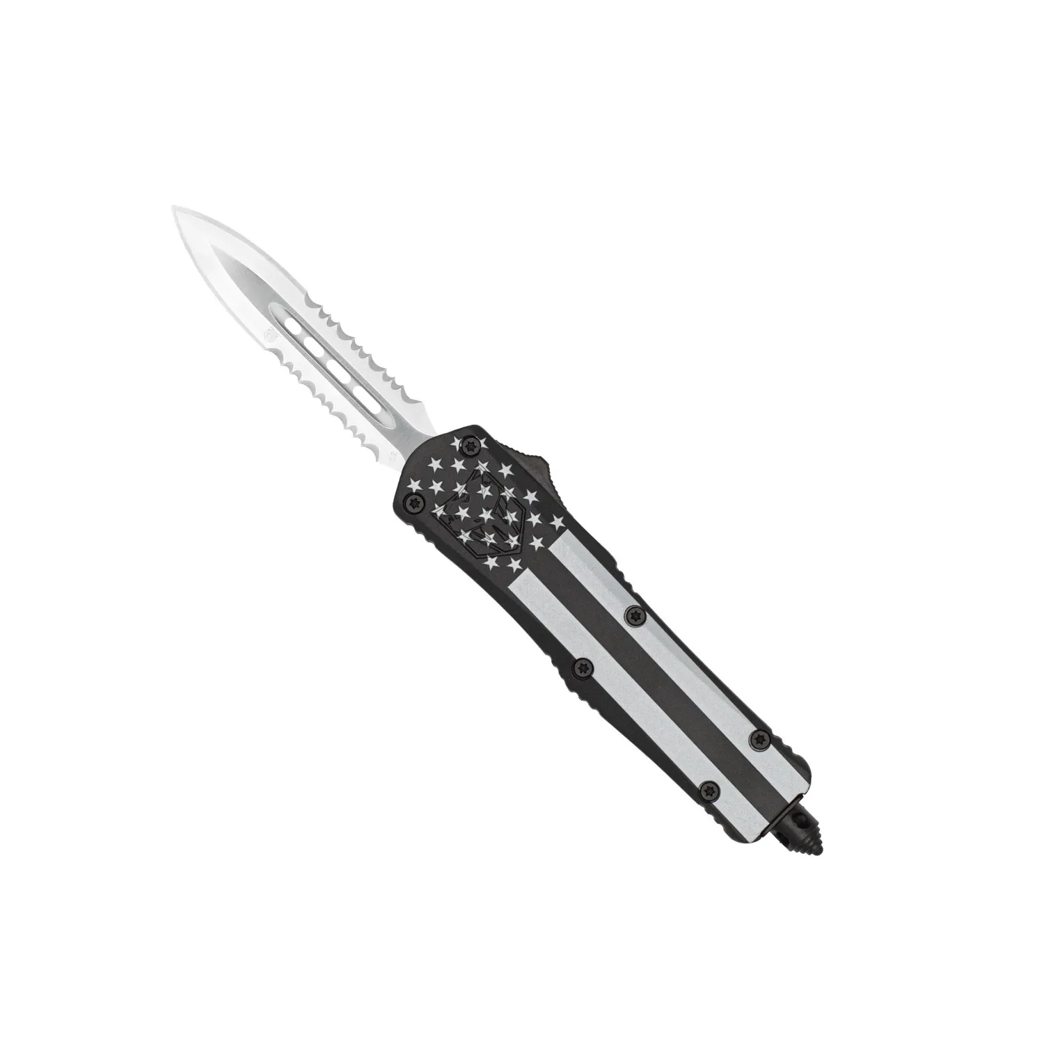 CobraTec FS-3 Small OTF-Messer D2 Blackout US-Flag