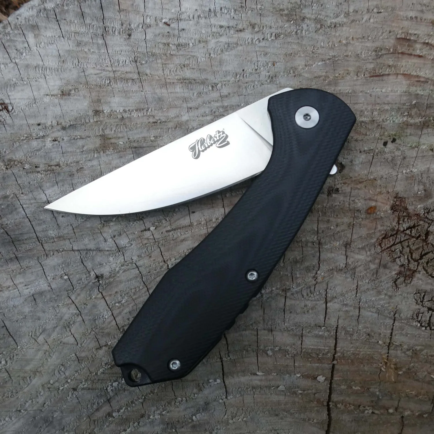 Herbertz Selektion Einhandmesser D2 G10 Flipper 8,2 cm