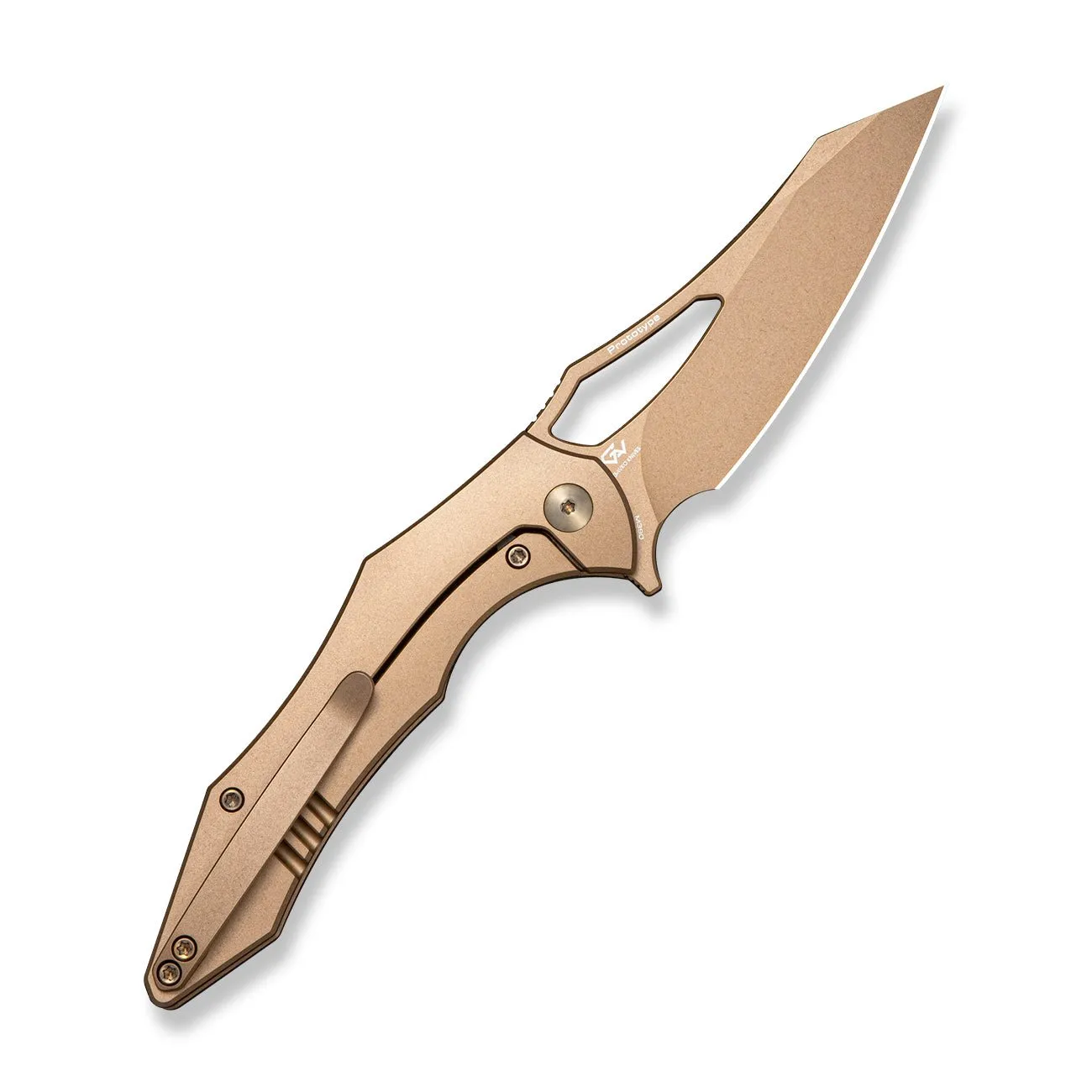 WeKnife Ghost Shark WE25085 Taschenmesser Titan M390 Tan