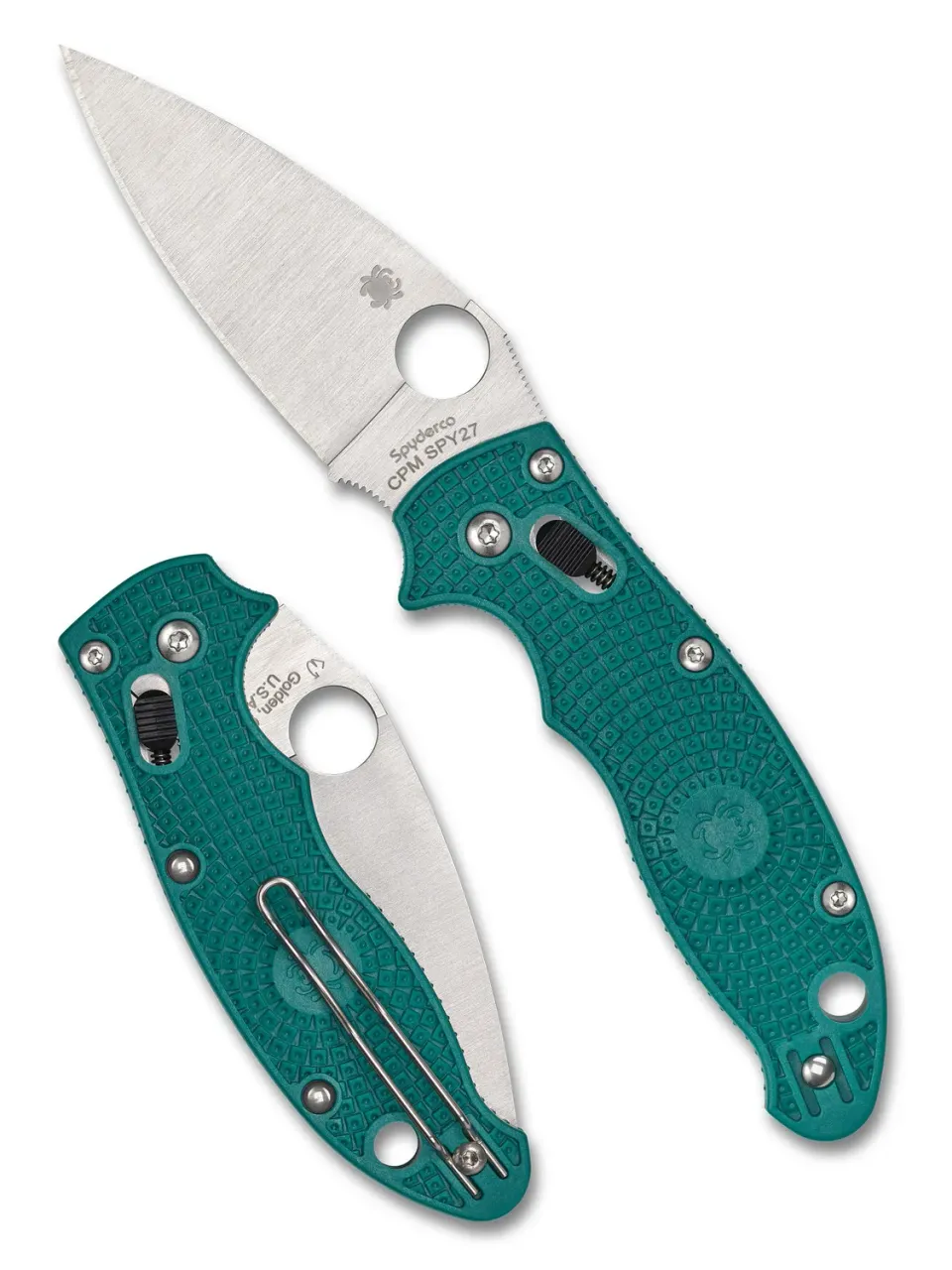 Spyderco Manix 2 Lightweight Taschenmesser SPY27 Mineralblau