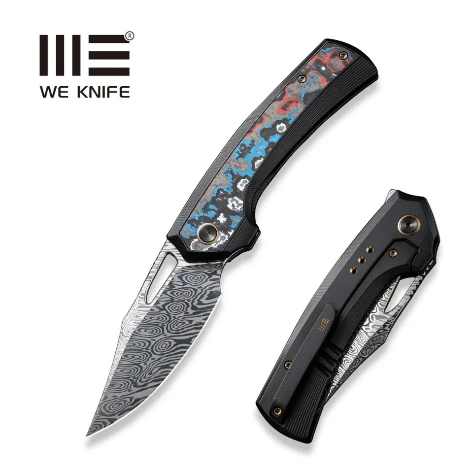 WeKnife Nefaris WE22040F-DS1 Taschenmesser Damasteel Carbon