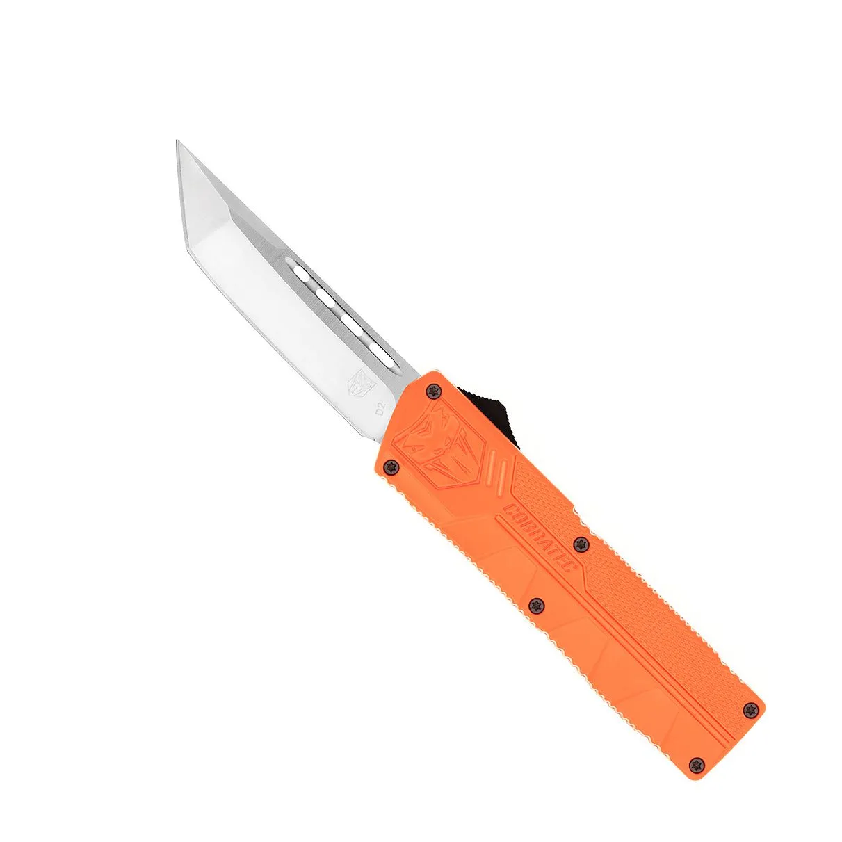 CobraTec Lightweight OTF Messer D2 Orange 7,75 Zoll