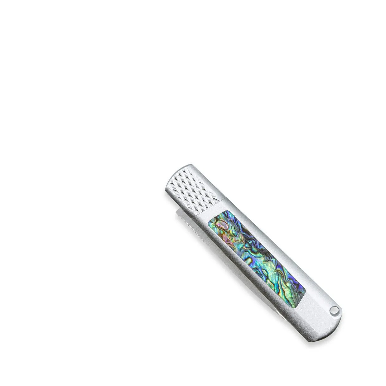 CobraTec Gideon Hidden Release Klappmesser 154CM Abalone