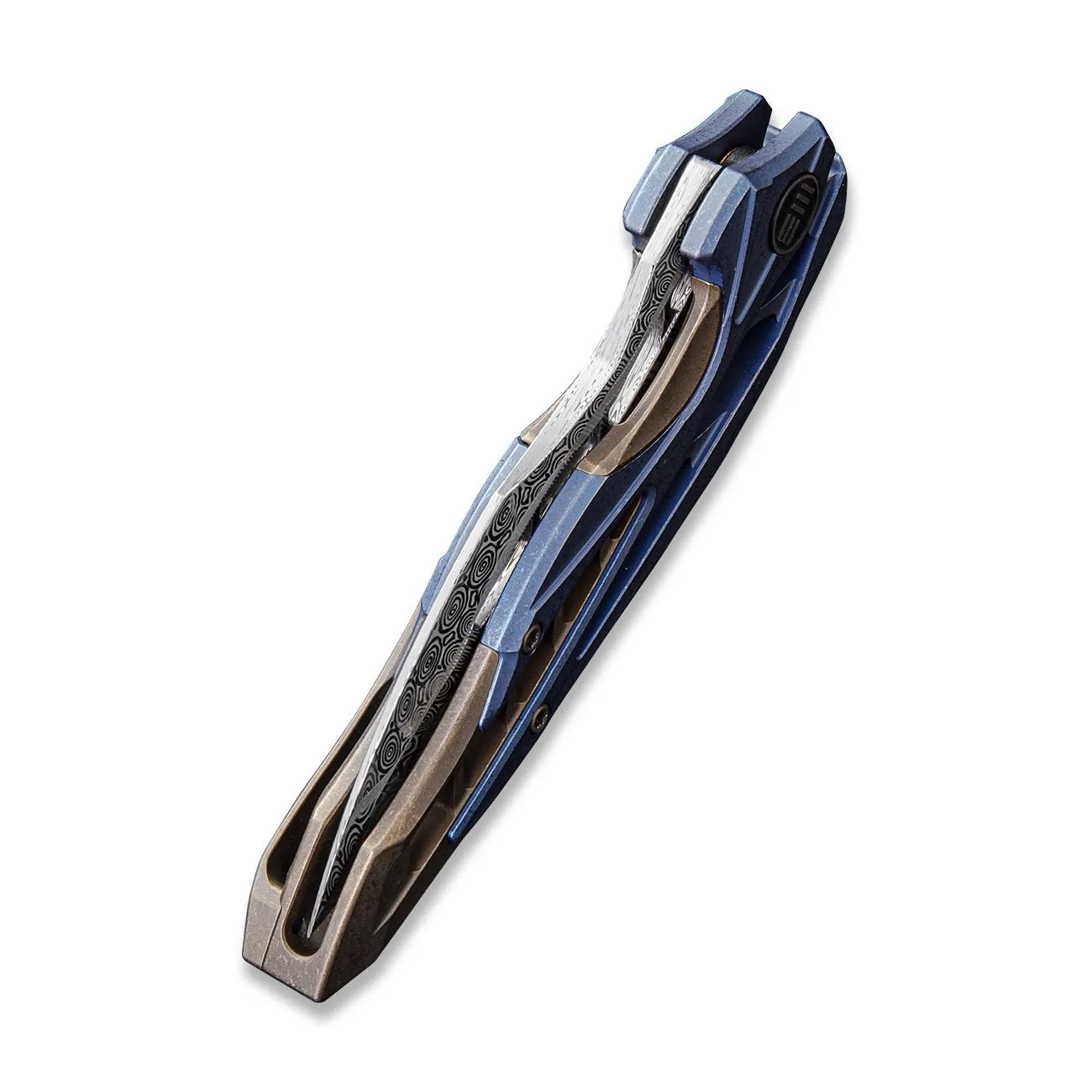WeKnife Arrakis 906DS-1 Taschenmesser Damasteel Blau-Braun