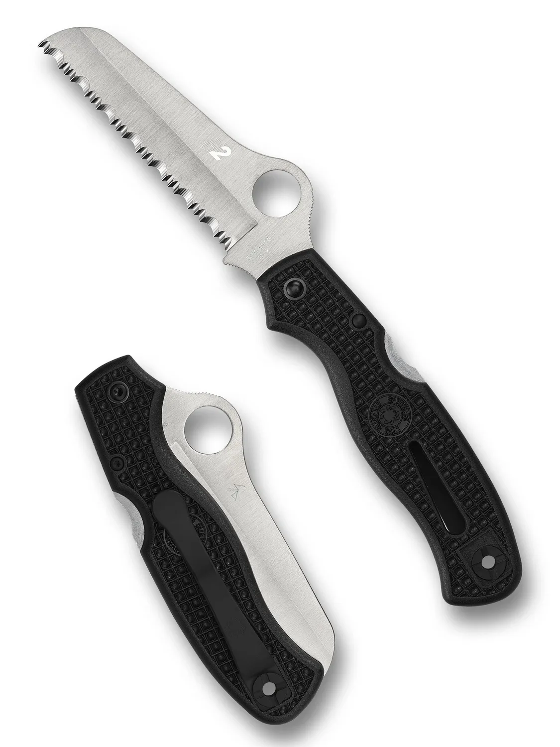 Spyderco Atlantic Salt H-2 Rettungsmesser FRN Gelb