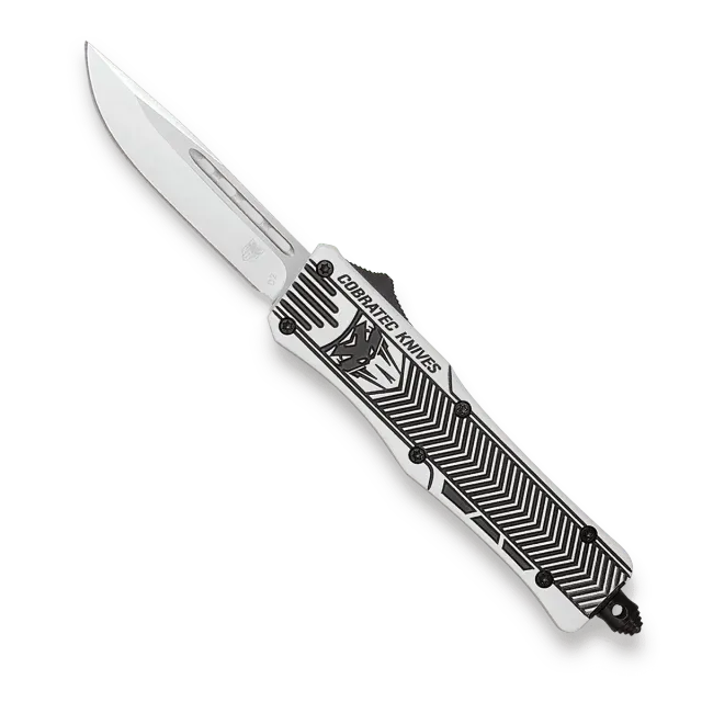 CobraTec CTK-1 Medium OTF-Messer D2 Arctic White