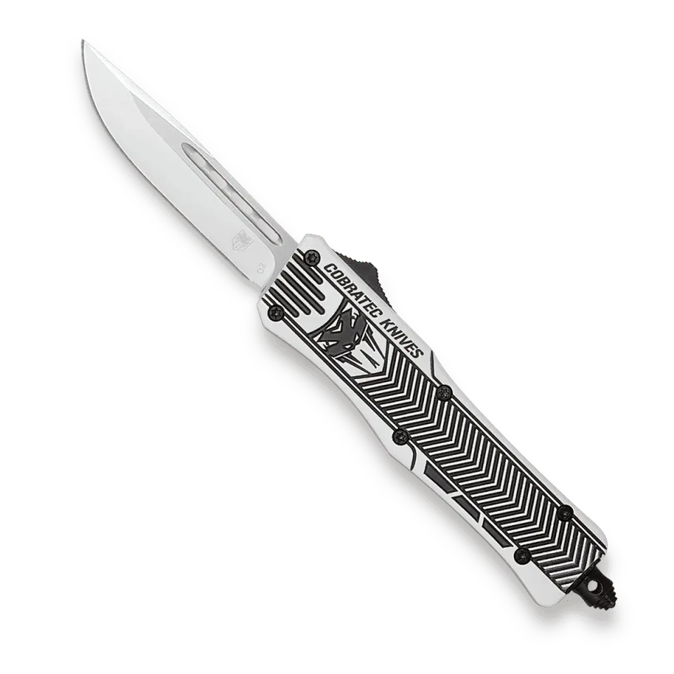 CobraTec CTK-1 Medium OTF-Messer D2 Arctic White