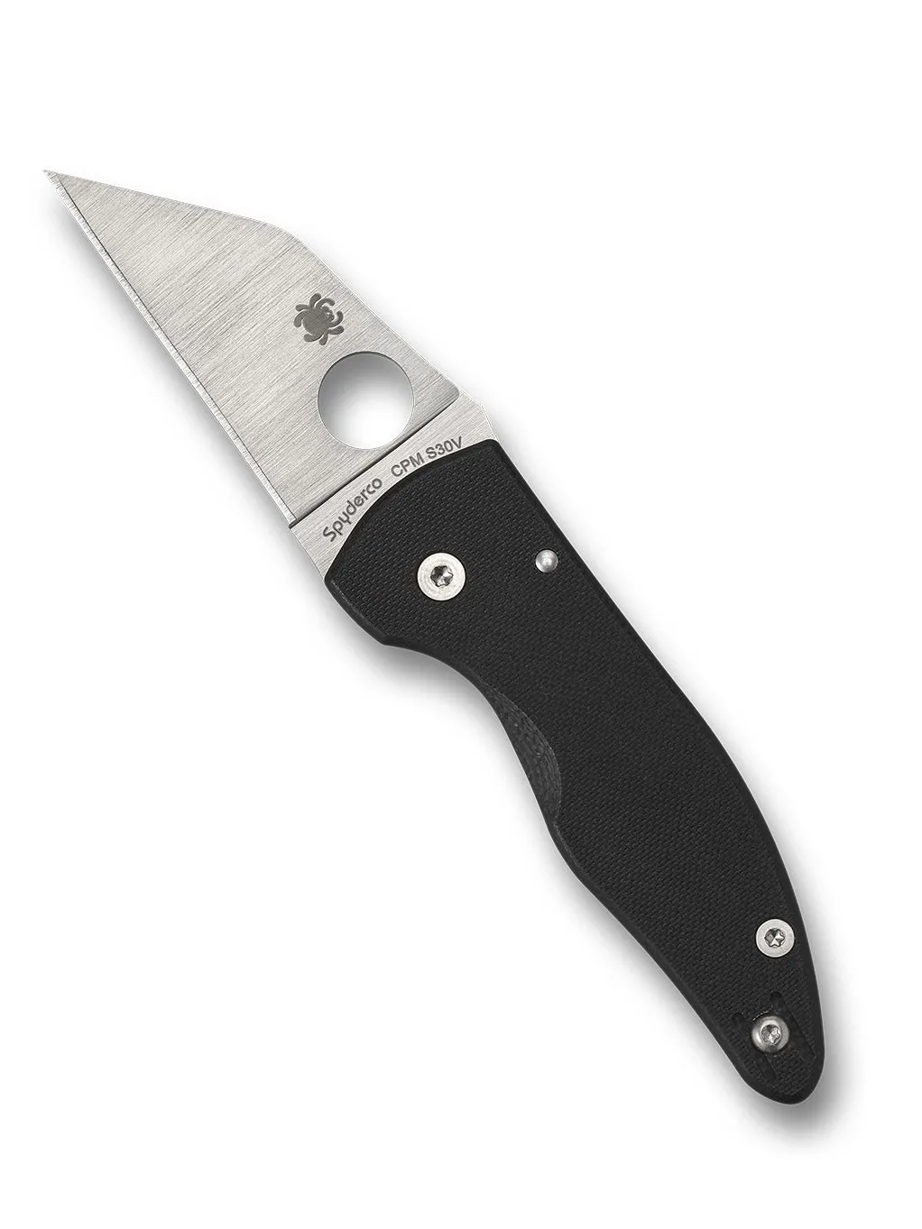 Spyderco MicroJimbo Taschenmesser S30V DLC Schwarz