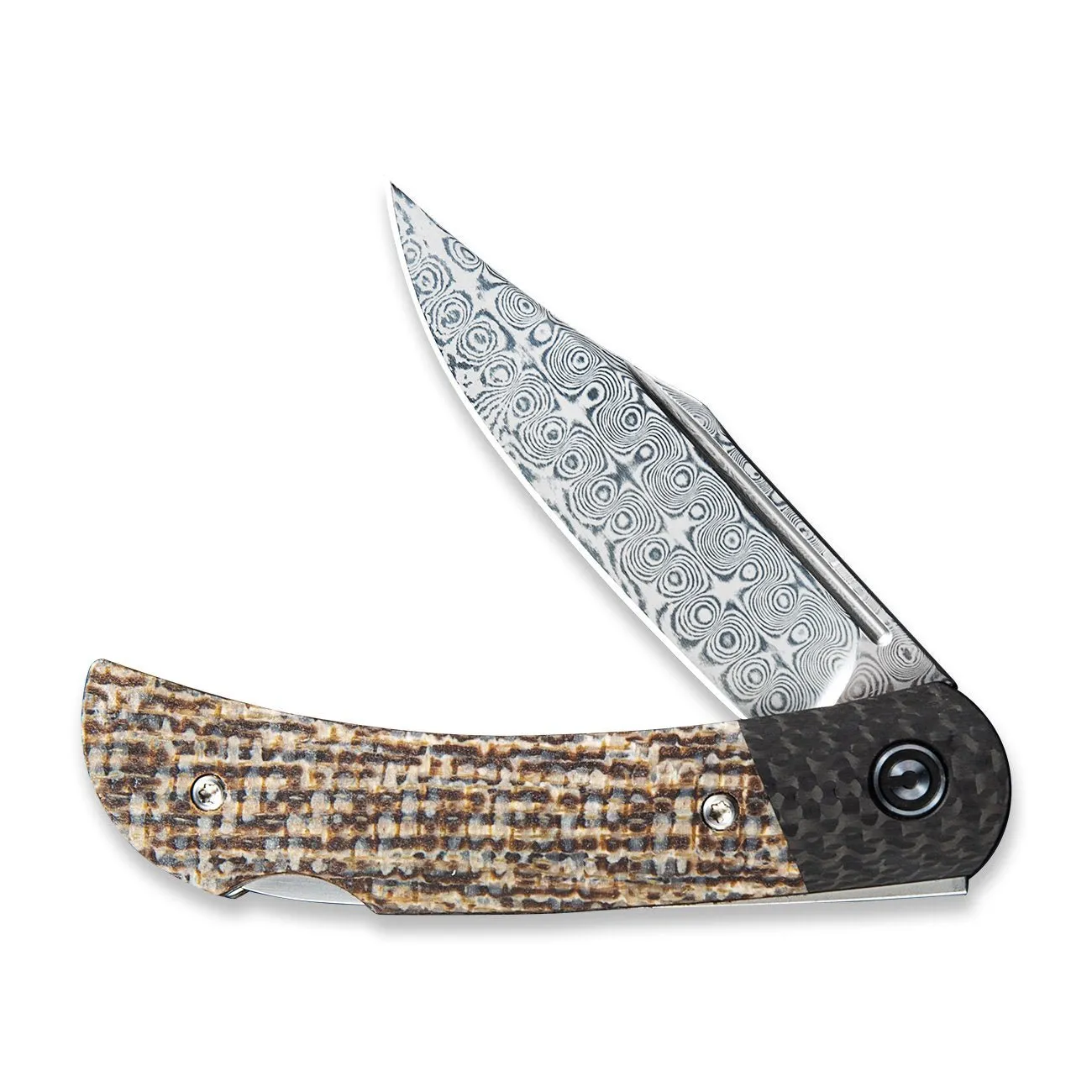 Civivi Rustic Gent C914DS-2 Taschenmesser Braun Damast