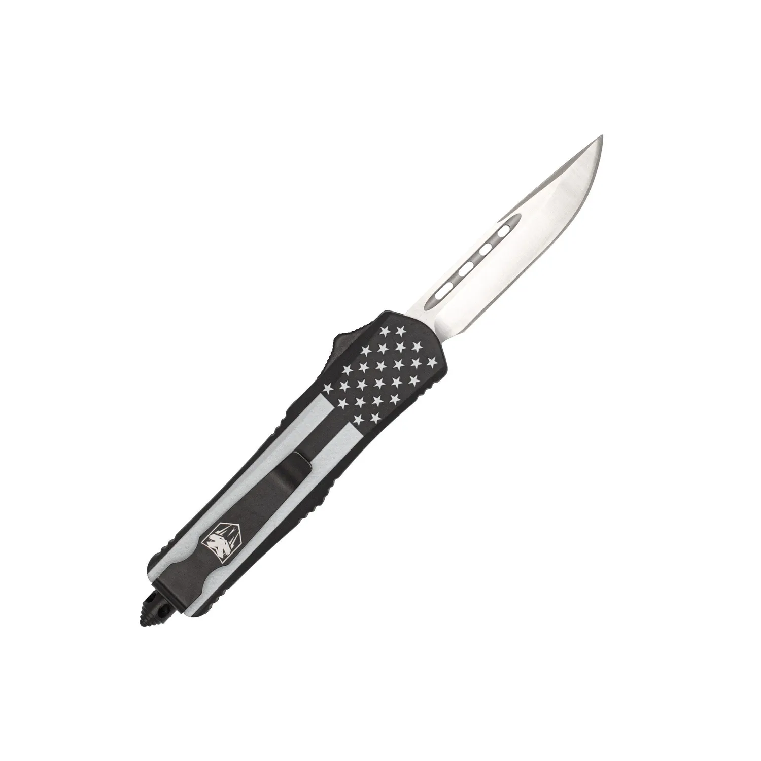 CobraTec FS-3 Small OTF-Messer D2 Blackout US-Flag