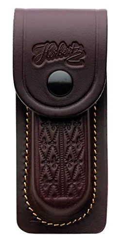 Herbertz Lederetui 2652130 braun geprägt für 13 cm Hefte