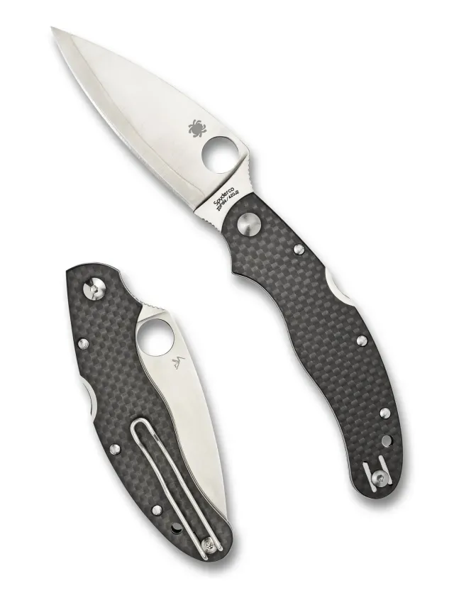 Spyderco Caly 3.5 Klappmesser ZDP-189 Carbon