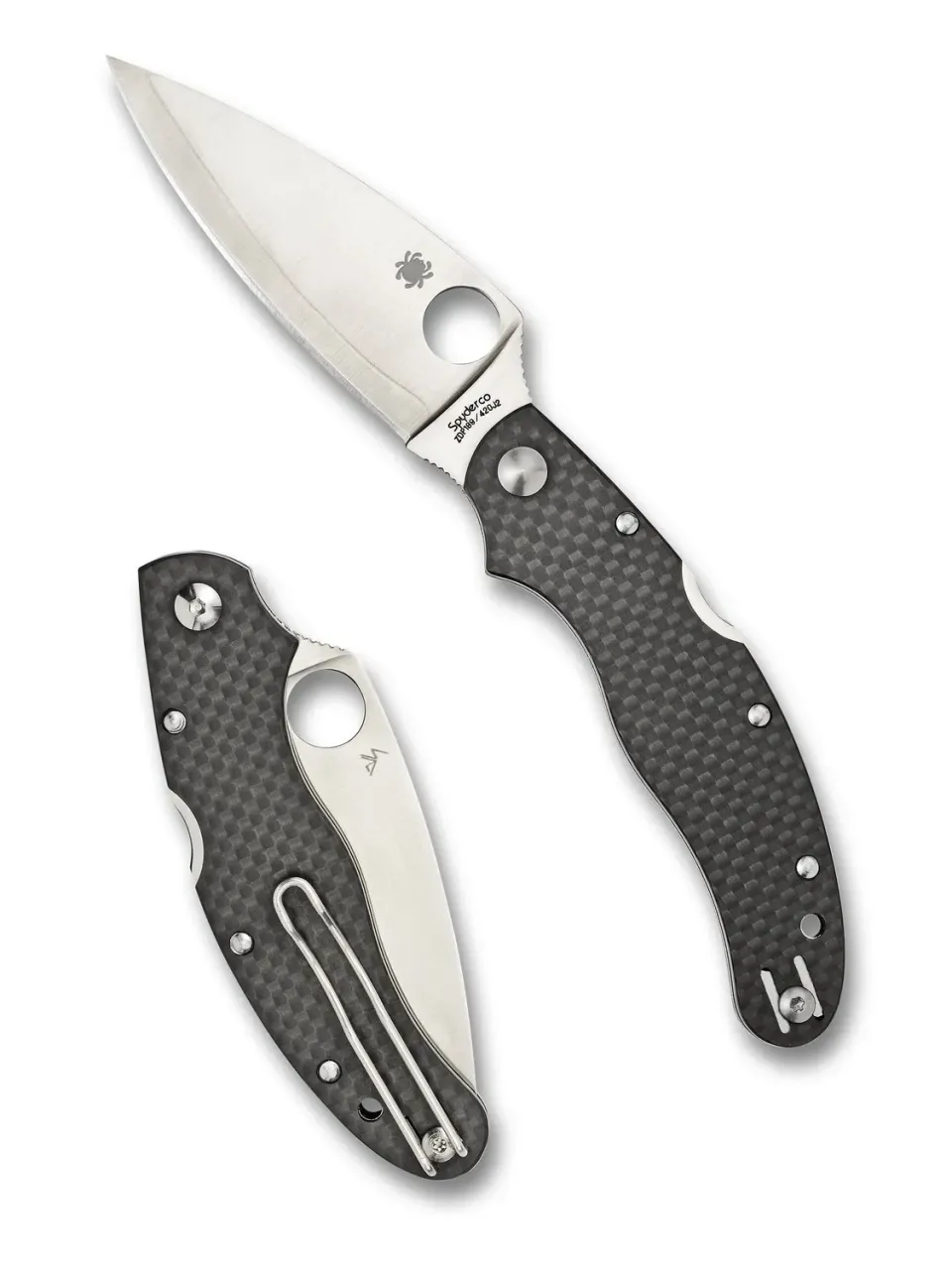 Spyderco Caly 3.5 Klappmesser ZDP-189 Carbon