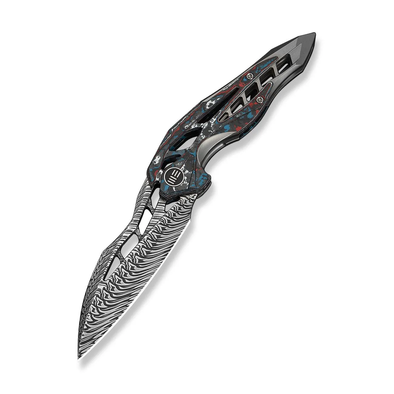 WeKnife Arrakis 906CF-DS2 Taschenmesser Damast Nebula