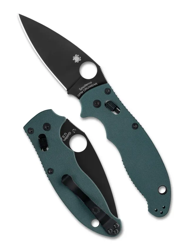 Spyderco Manix 2 G-10 Klappmesser Cru-Wear Forest Green