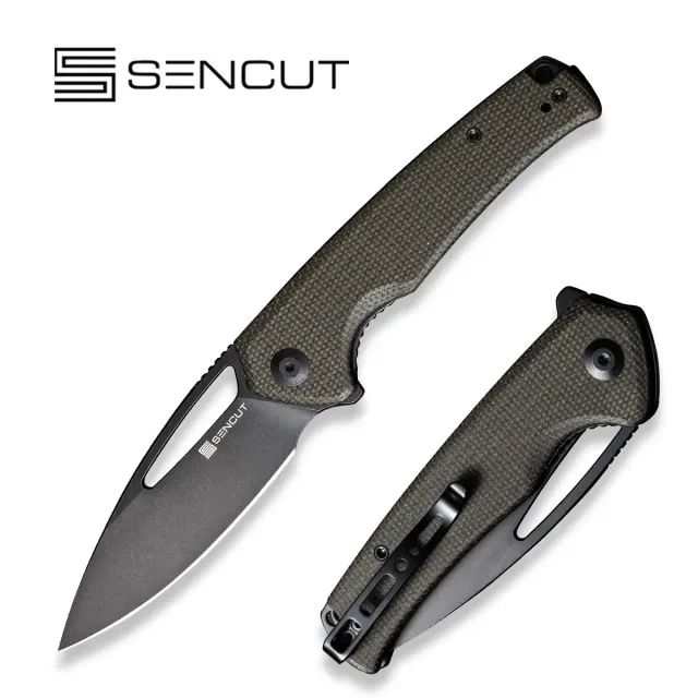 SENCUT Mims S21013-3 Klappmesser Micarta schwarz