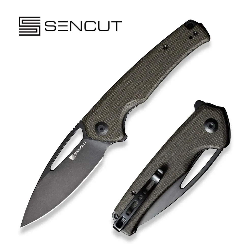 SENCUT Mims S21013-3 Klappmesser Micarta schwarz