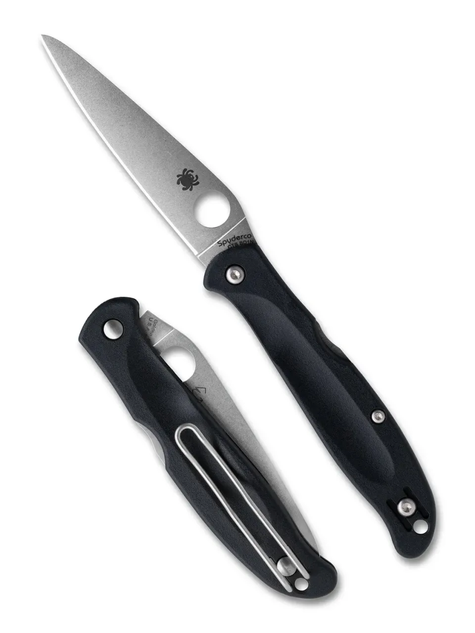 Spyderco Charisma Taschenmesser Schwarz ultraleicht