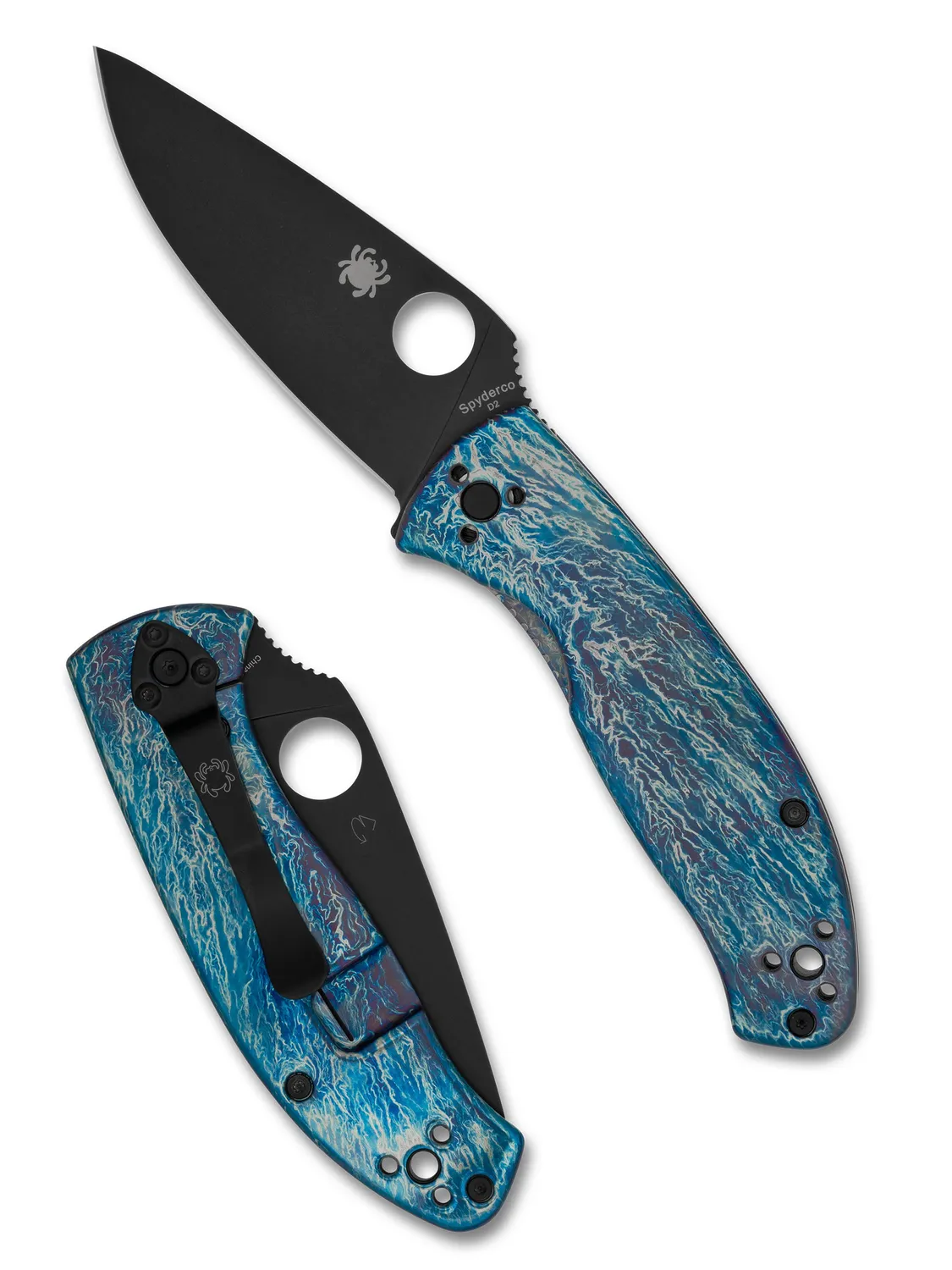 Spyderco Tenacious R.I.L. Taschenmesser D2 Disarray