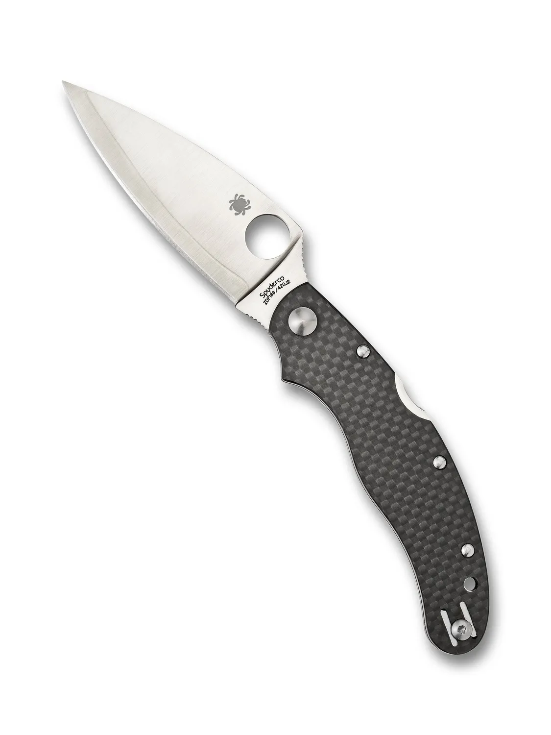 Spyderco Caly 3.5 Klappmesser ZDP-189 Carbon
