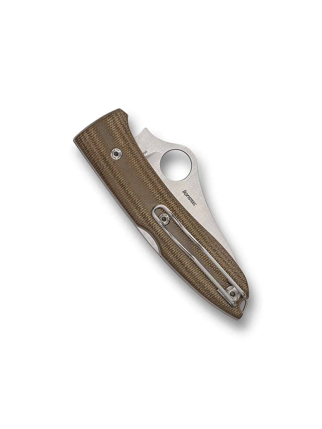 Spyderco SpyOpera M390 Taschenmesser Micarta braun Titan