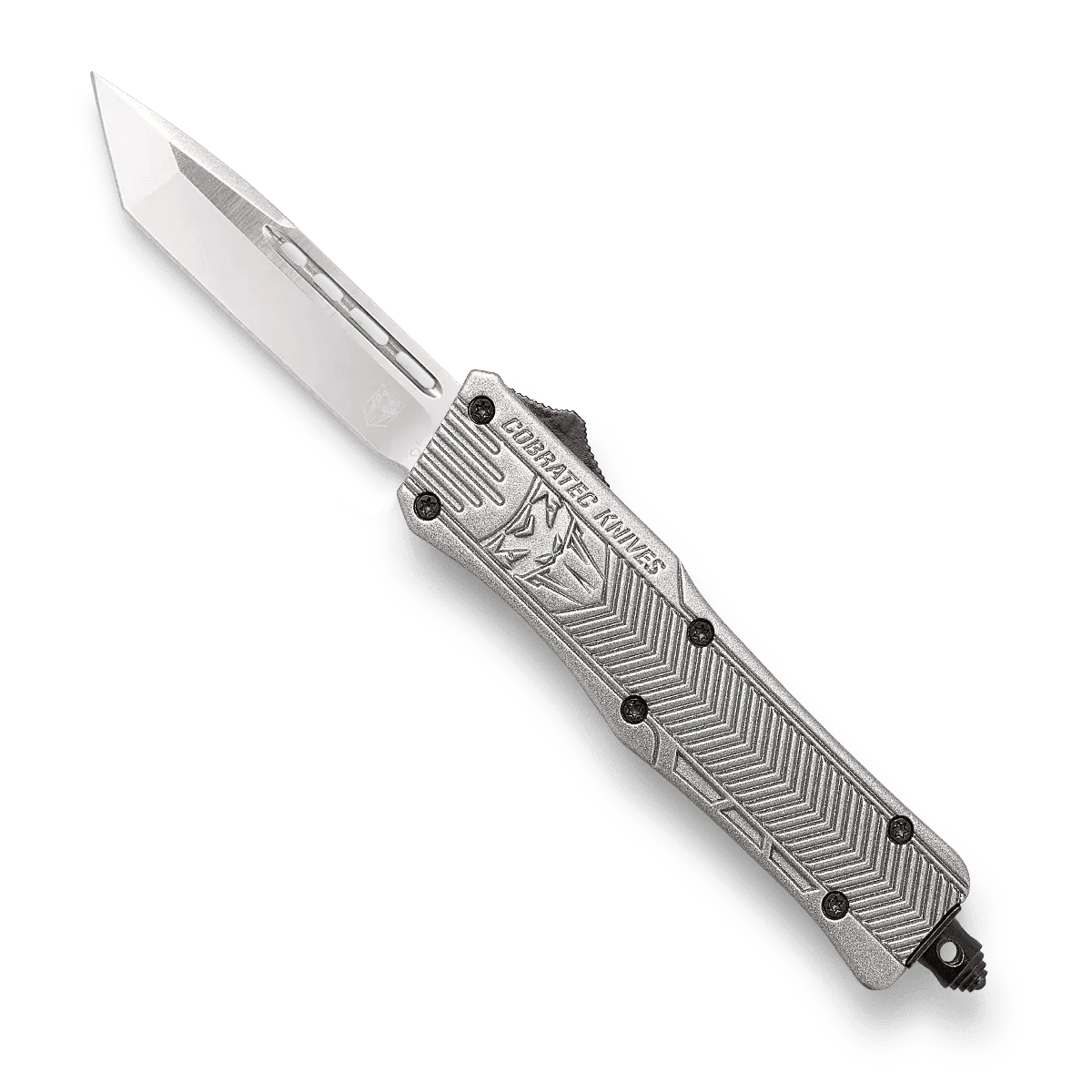CobraTec CTK-1 Small OTF-Messer Silber D2 Cerakote