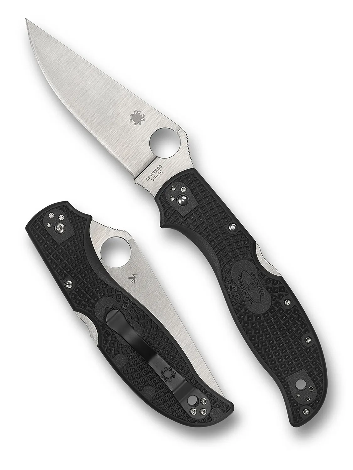 Spyderco Stretch 2 XL Taschenmesser VG-10 Glatt
