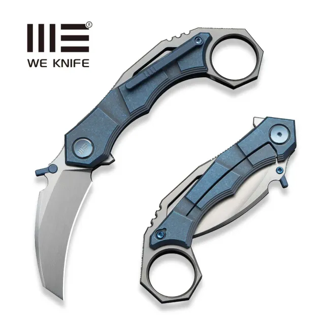 WeKnife Tayra WE24069-3 Klappmesser Titan blau M390