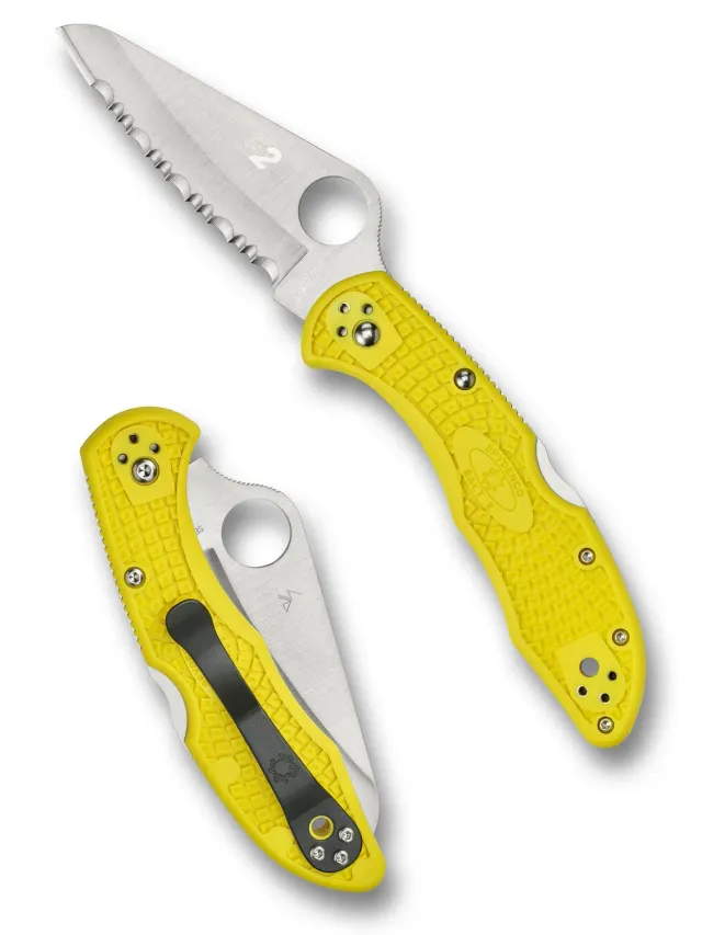 Spyderco Salt 2 Taschenmesser H-2 schwarz glatt