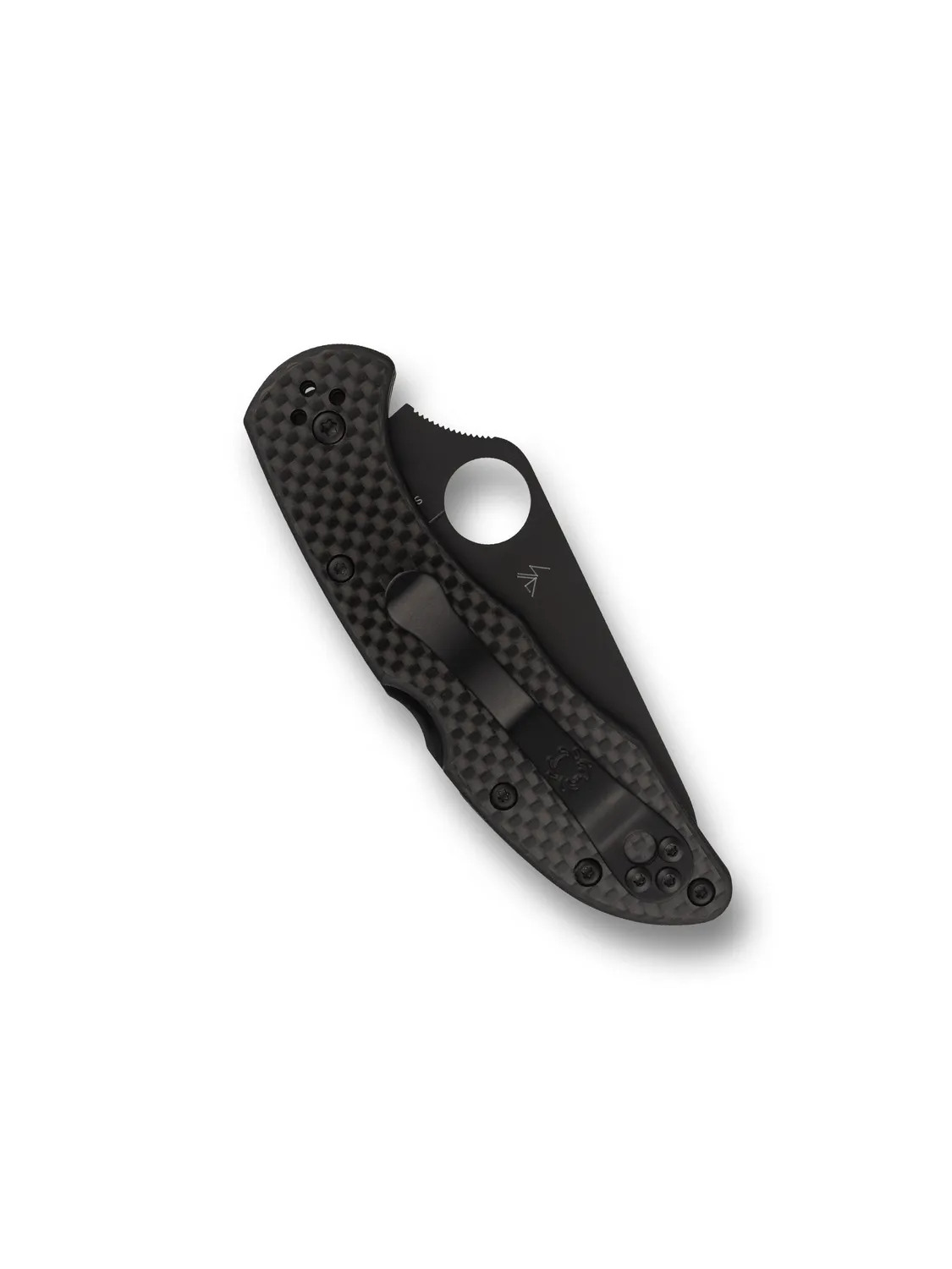 Spyderco Delica 4 Carbon Taschenmesser Schwarz CRU-WEAR