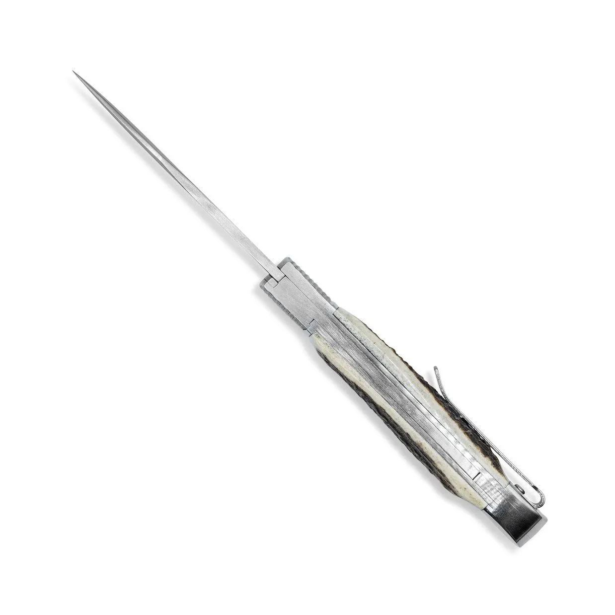 CobraTec Trapper Hidden Release Automatikmesser Stag D2