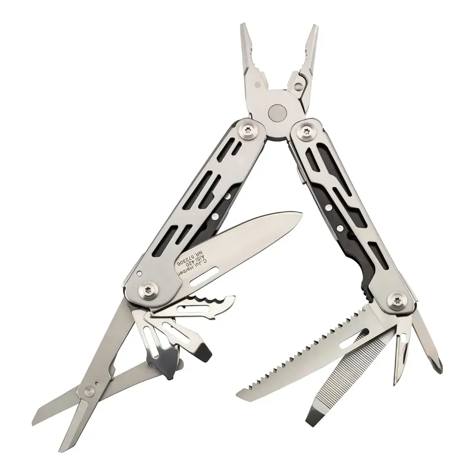 Herbertz Top Collection Multitool 14in1 10,3 cm mit Etui