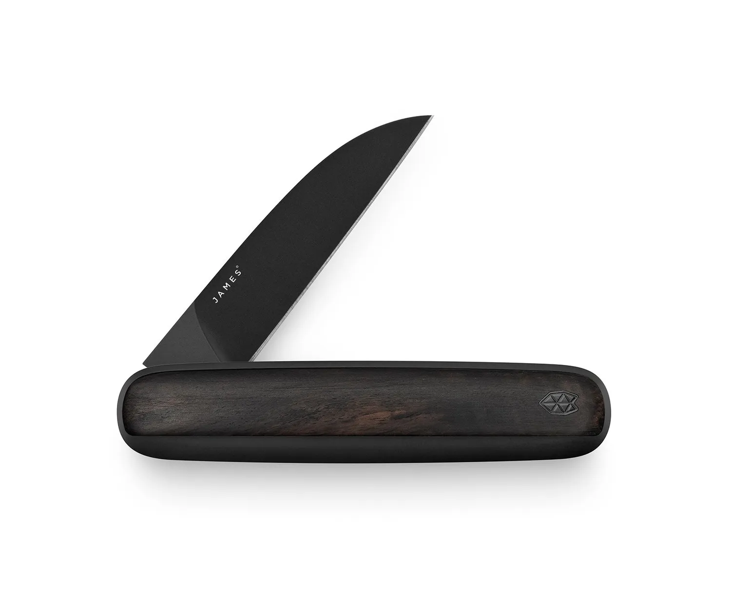 James Brand Pike Rosewood Taschenmesser Damasteel