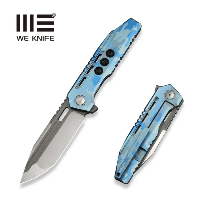 WeKnife Gunwale WE24048-3 Klappmesser Blau Tanto M390