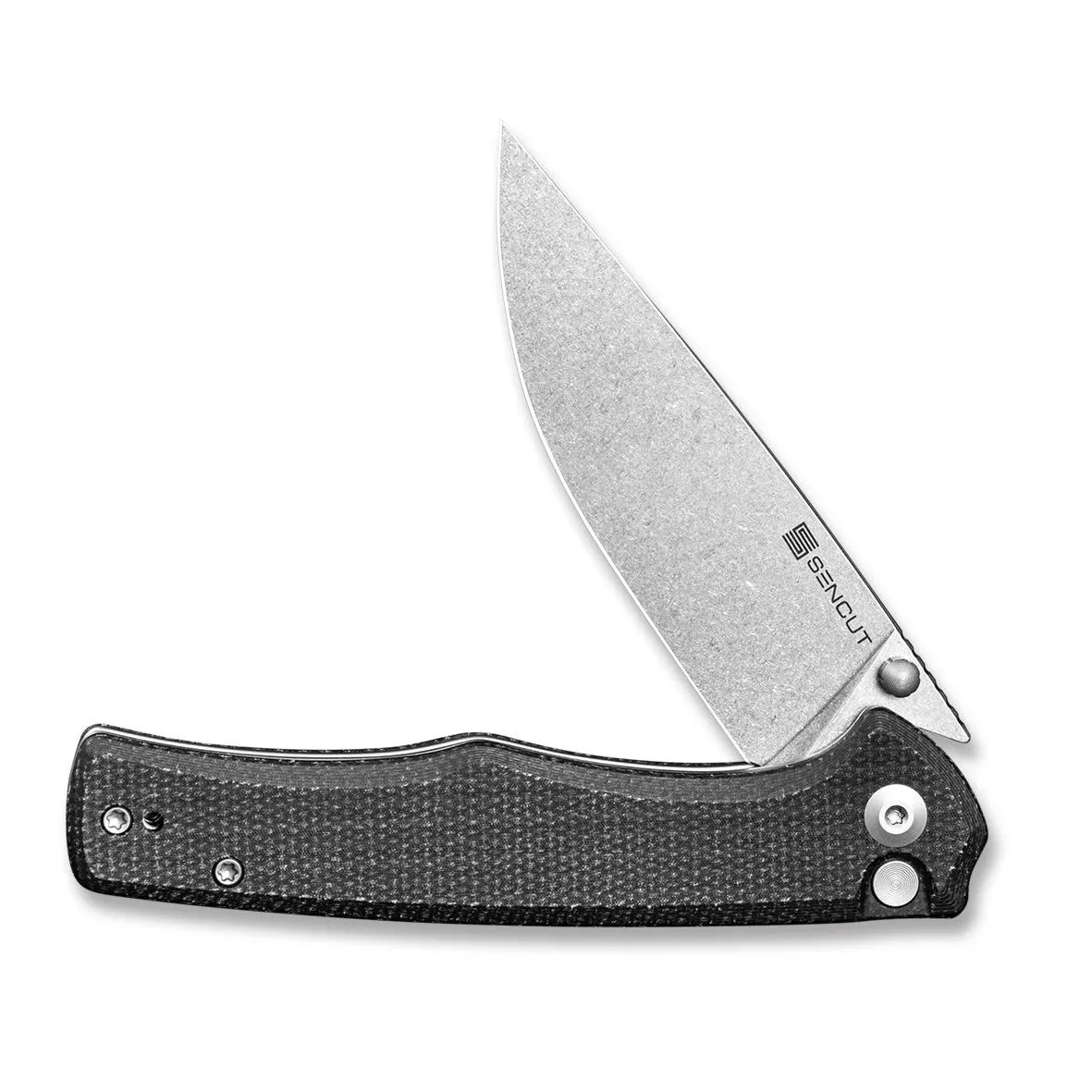 SENCUT Crowley S21012-2 Klappmesser Micarta schwarz