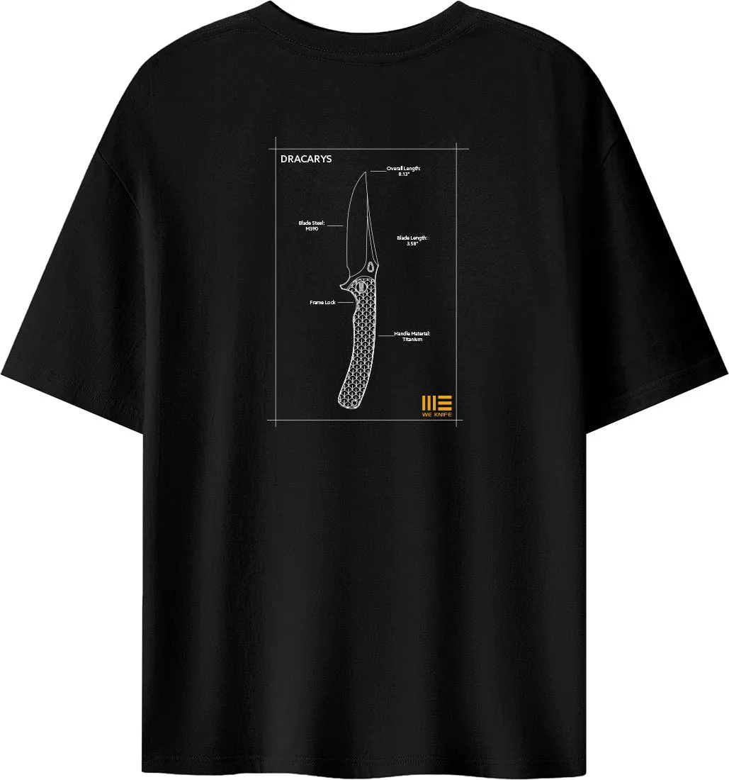 WeKnife CG-59 T-Shirt Baumwolle Schwarz Gr. M