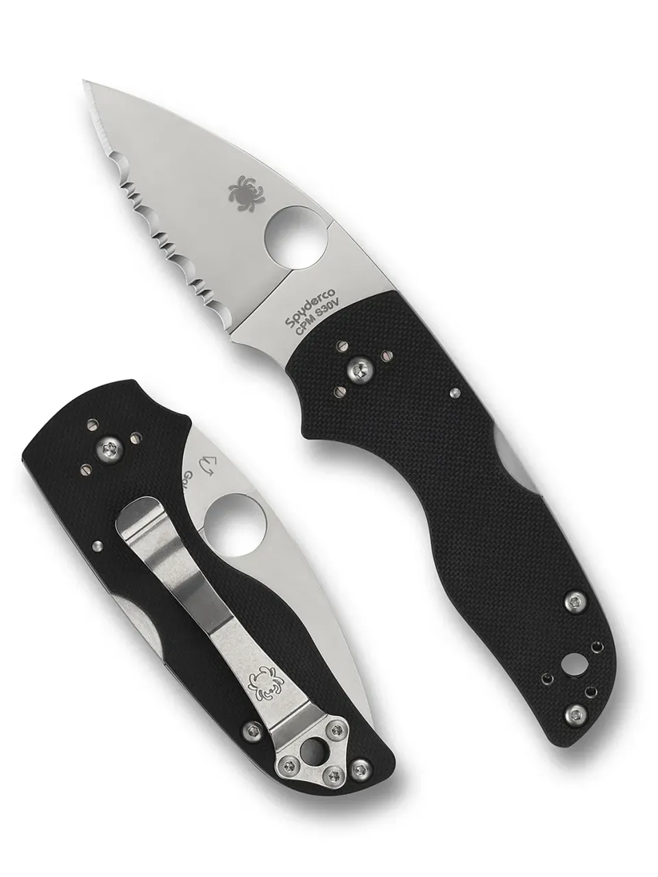 Spyderco Lil Native Taschenmesser Back Lock Wellenschliff