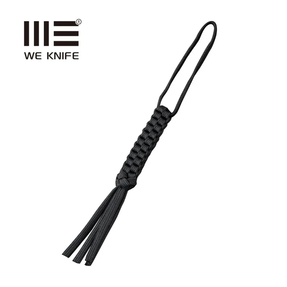 WeKnife Lanyard A-03B Paracord-Anhänger Nylon Schwarz