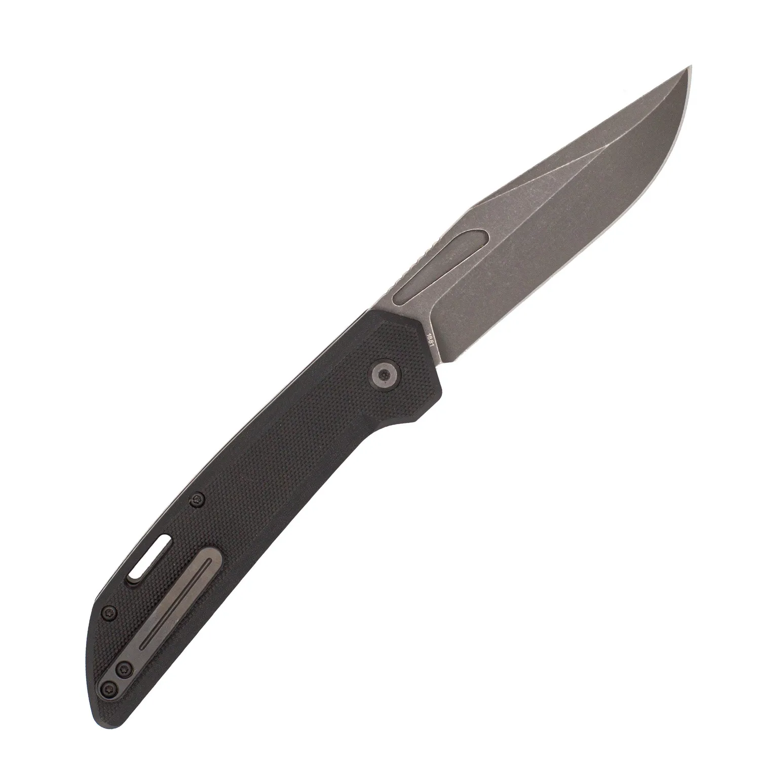 CobraTec Naja Klappmesser Schwarz D2 G-10