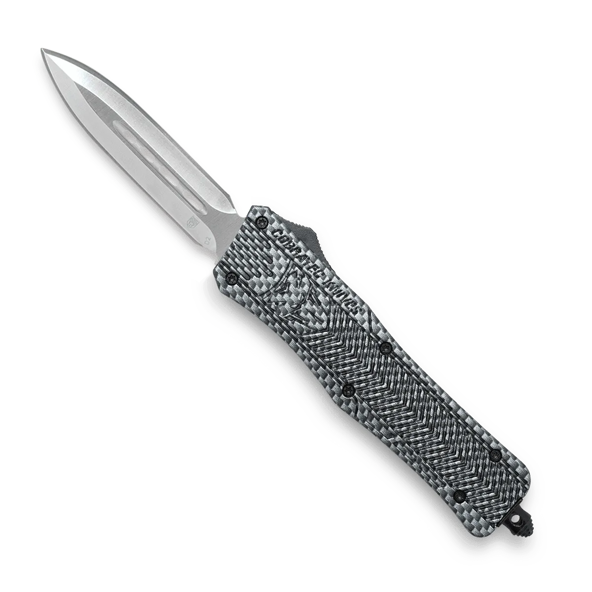 CobraTec CTK-1 Medium OTF Messer Carbon D2
