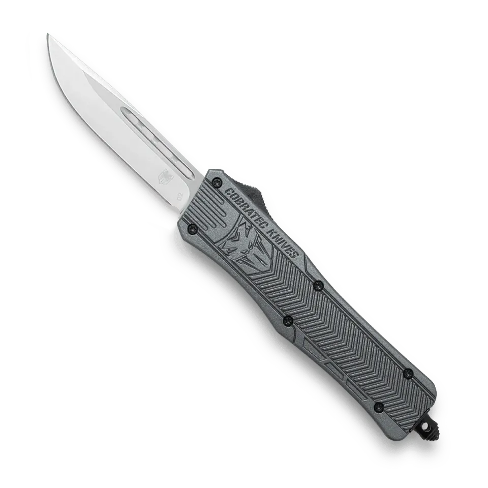 CobraTec CTK-1 Medium OTF-Messer Grey D2