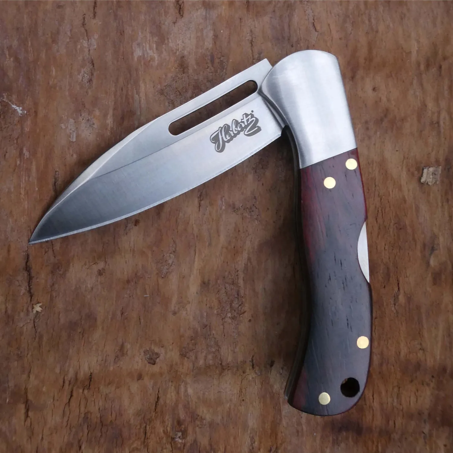 Herbertz Selektion Einhandmesser Taschenmesser Sandelholz Back Lock