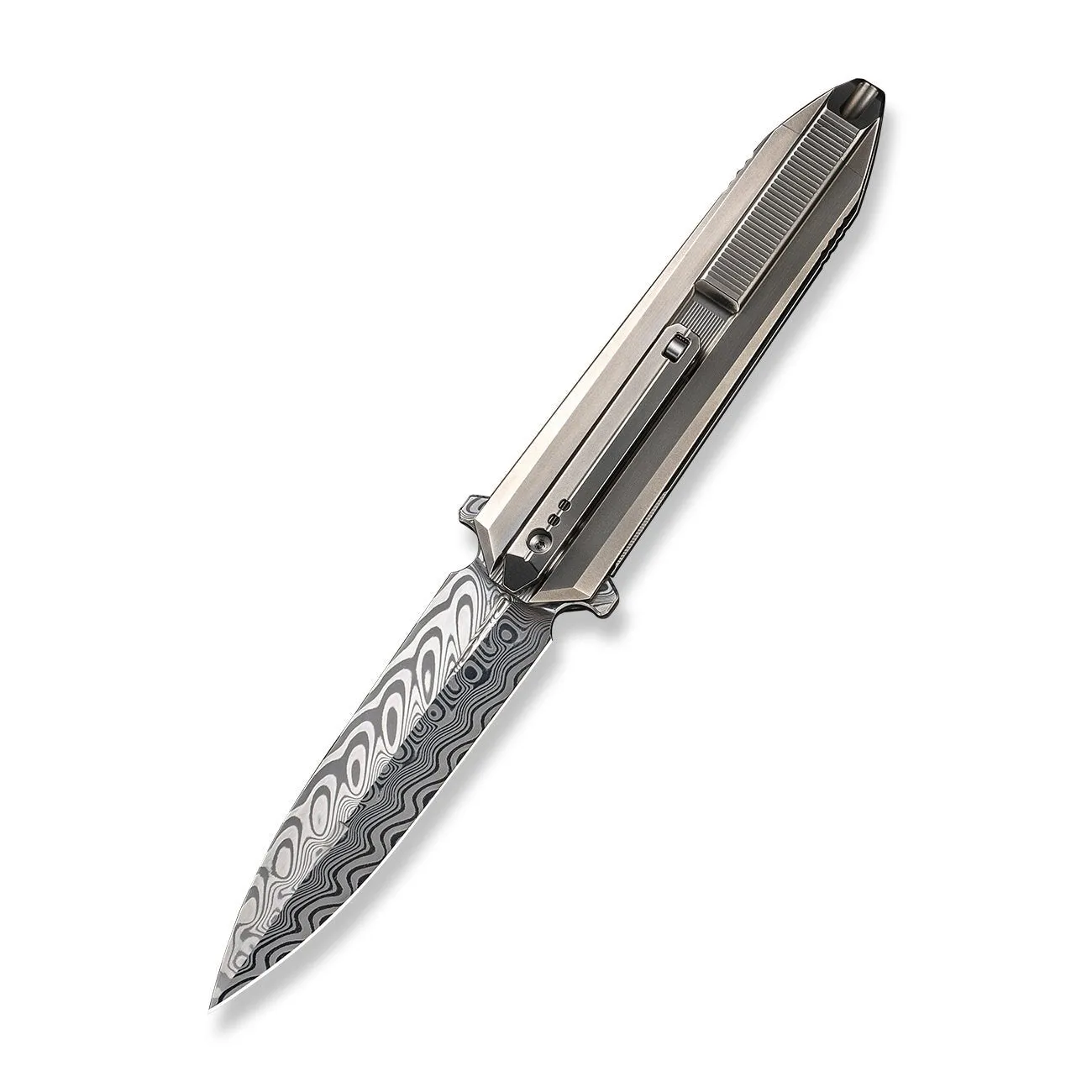 WeKnife Diatomic WE22032-DS1 Klappmesser Titan Damasteel
