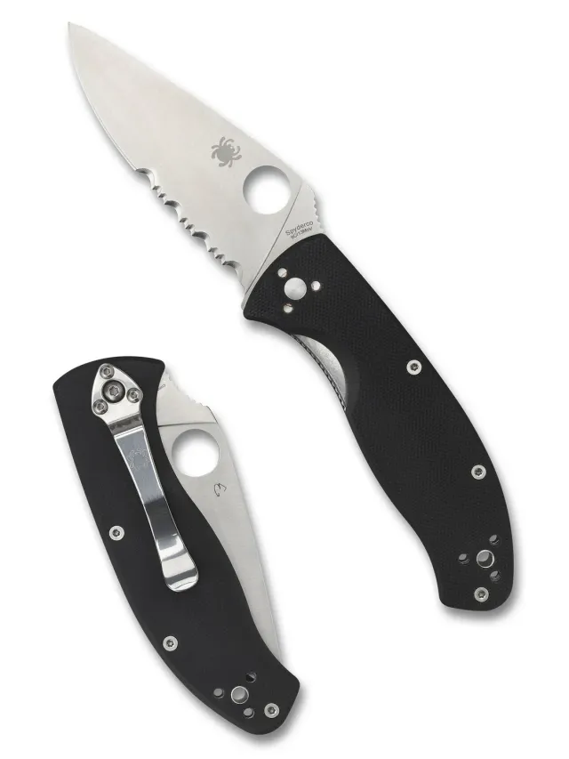 Spyderco Tenacious Klappmesser Combo G-10 schwarz