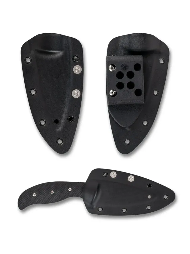 Byrd Mule Team Boltaron Messerscheide G-Clip Schwarz