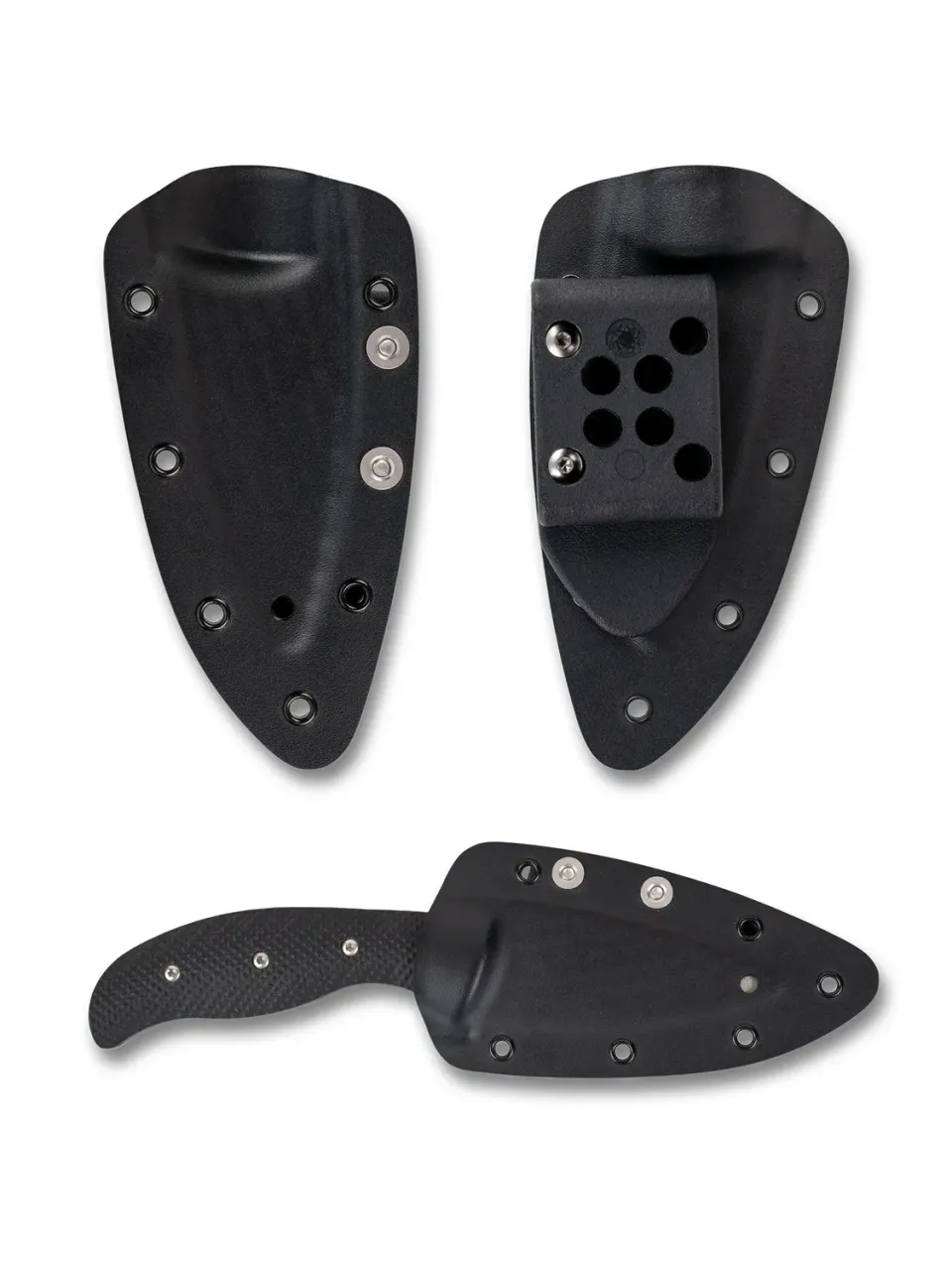 Byrd Mule Team Boltaron Messerscheide G-Clip Schwarz