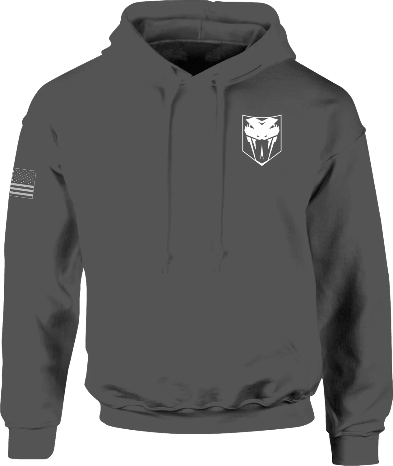 CobraTec Hoodie Kapuzenpullover Logo Adler Baumwollmix