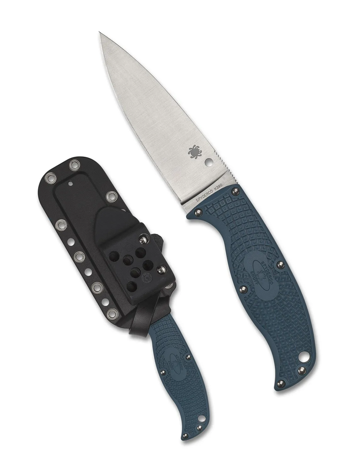 Spyderco Enuff 2 Fixed Blade K390 PlainEdge mit Scheide