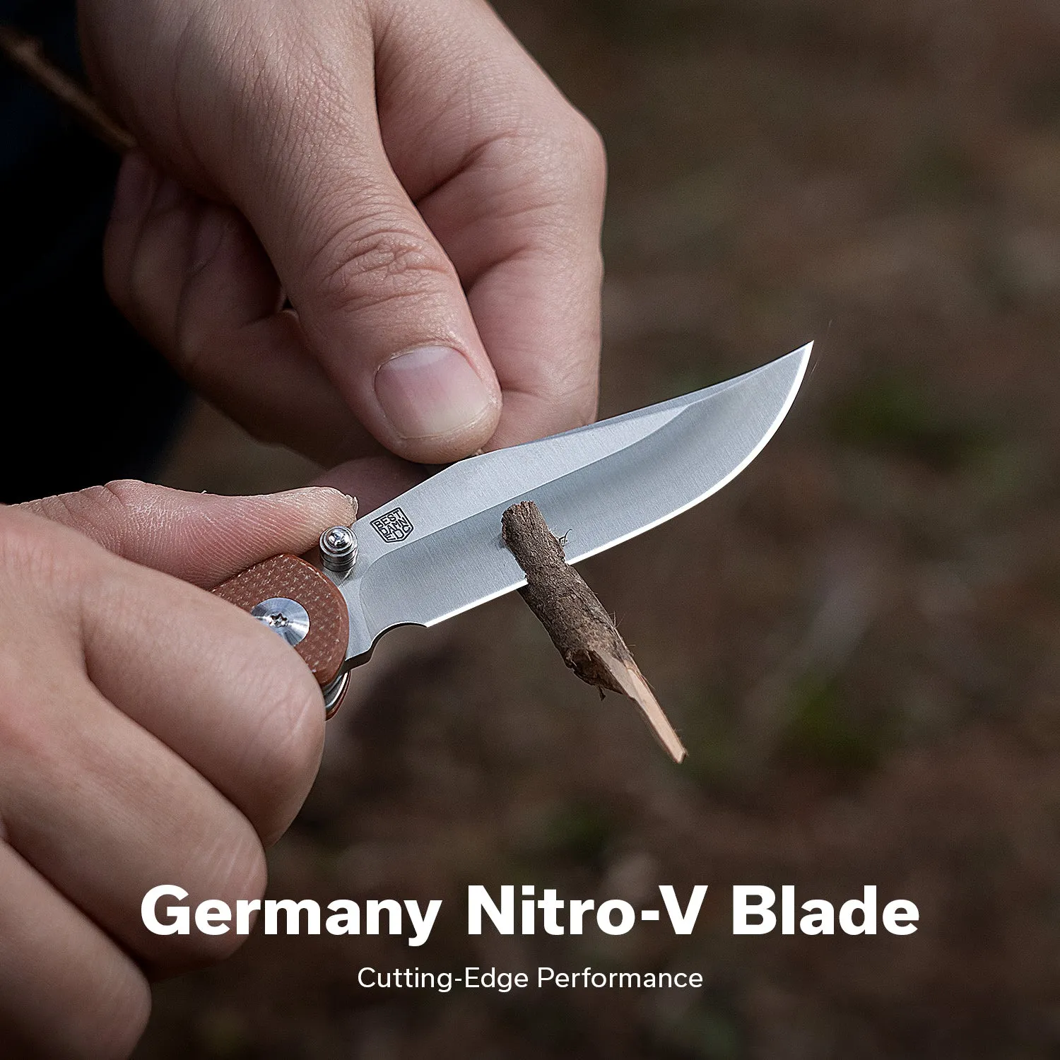 Civivi Clingman C23065-3 Taschenmesser braun Micarta Nitro-V